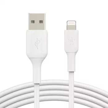 BELKIN Lightning na USB-A kábel 1 m biely