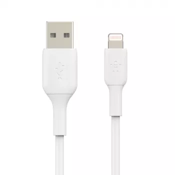 BELKIN Lightning na USB-A kábel 1 m biely