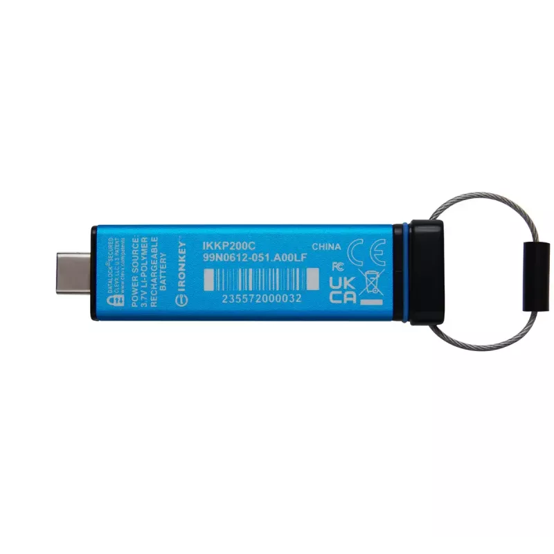 Kingston Technology IronKey 64GB USB-C Keypad 200C, FIPS 140-3 Level 3 AES-256