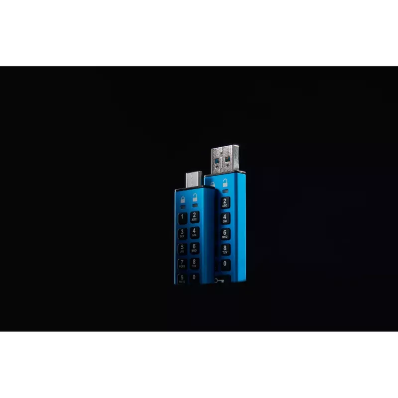 USB KĽÚČ 512GB Kingston IronKey Keypad 200C AES-256 USB-C retail