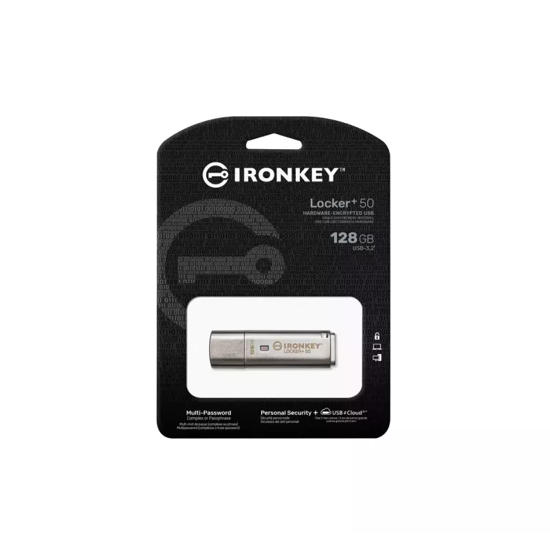 Kingston Technology IronKey 128GB IKLP50 AES USB so 256-bitovým šifrovaním