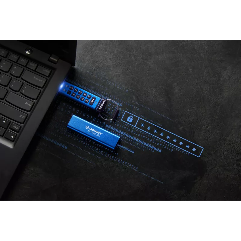 Kingston Technology IronKey 128GB Keypad 200, FIPS 140-3 Level 3, AES-256 hardvérovo šifrovaný
