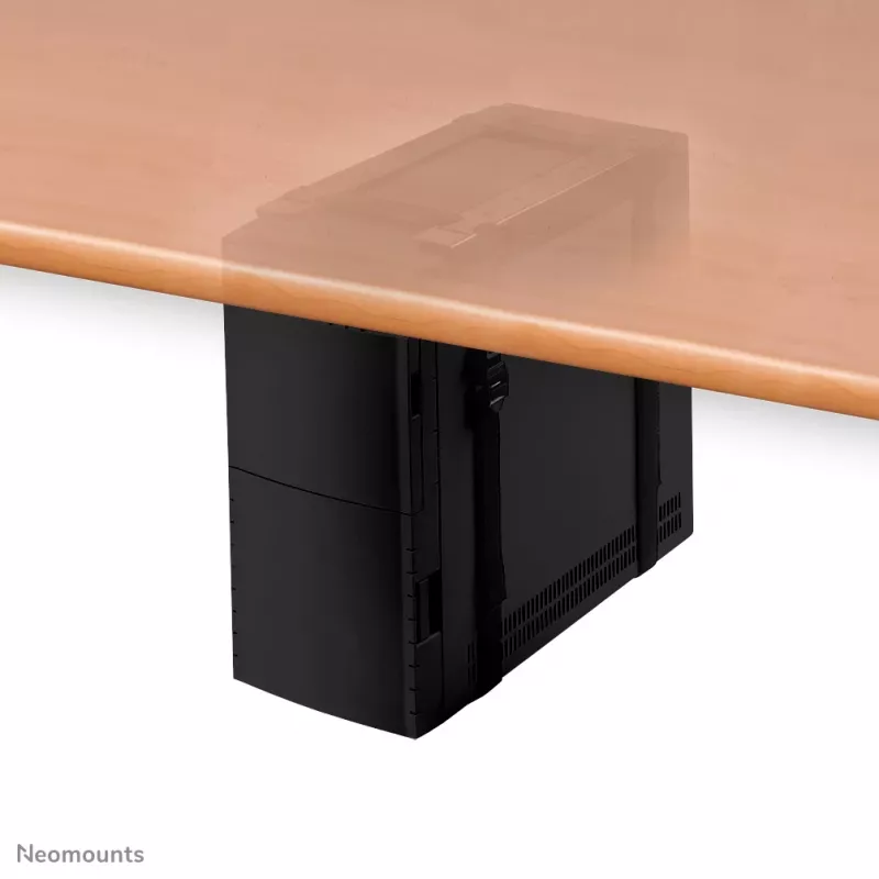 Neomounts CPU-D025BLACK držiak CPU - max 20 kg - univerzálny, držiak CPU na stôl, 20 kg, čierny, oceľ, Taiwan, 700 mm