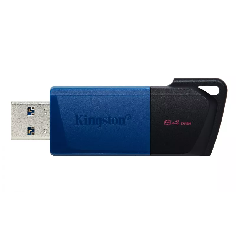 Kingston Technology DataTraveler 64GB USB3.2 Gen 1 Exodia M (čierna + modrá) – 2 kusy