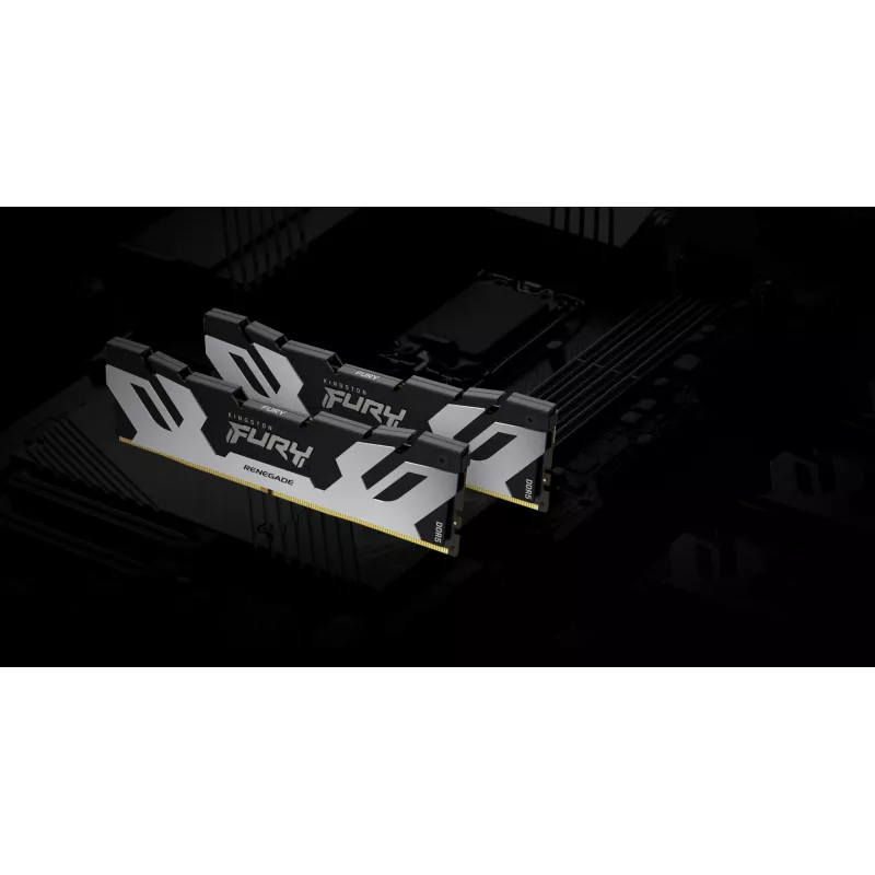 Kingston Technology FURY 32GB 6400MT/s DDR5 CL32 DIMM (sada 2) Renegade Silver