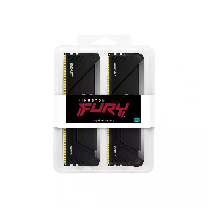 Kingston Technology FURY Beast 16GB 3200MT/s DDR4 CL16 DIMM (sada 2) RGB