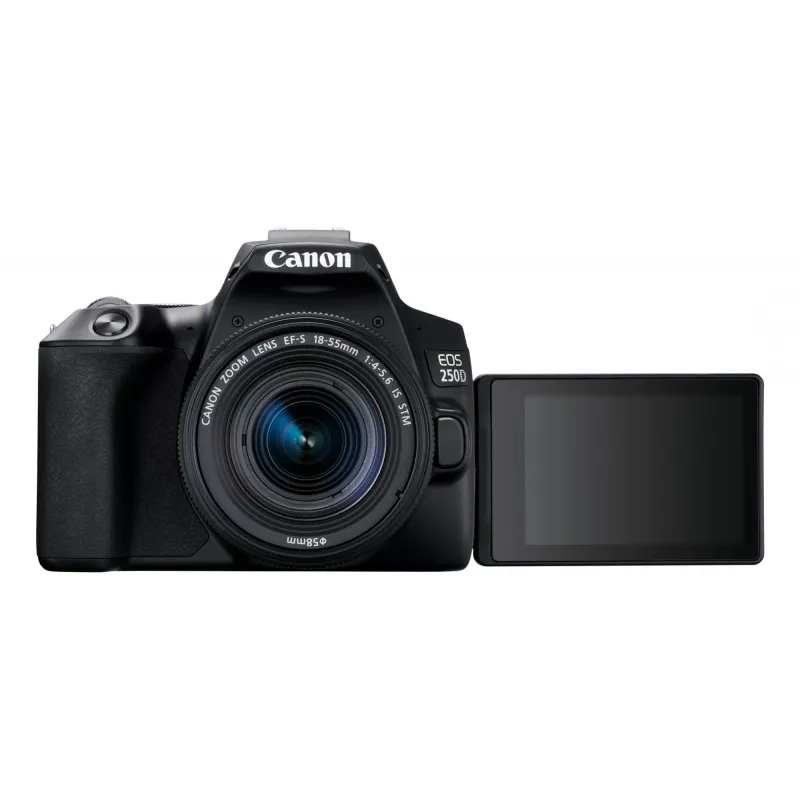 Canon EOS 250D+EF-S 18-55mm SLR kamera kit 24,1 MP CMOS 6000 x 4000 pixelov čierna