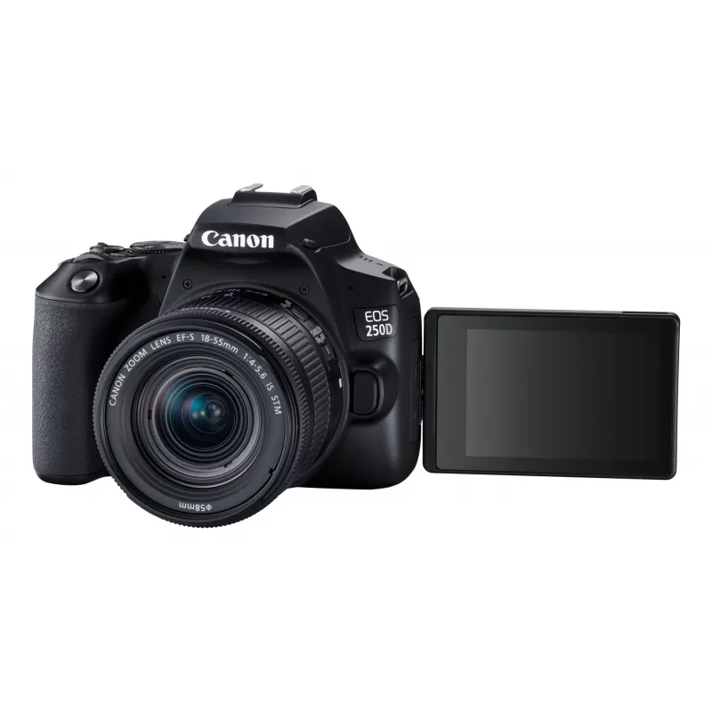 Canon EOS 250D+EF-S 18-55mm SLR kamera kit 24,1 MP CMOS 6000 x 4000 pixelov čierna