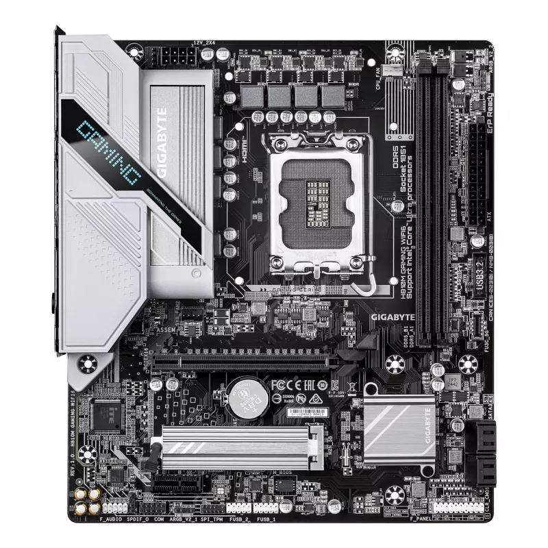 Základná doska GIGABYTE H810M GAMING WIFI6, Intel Core Ultra, LGA 1851, Micro ATX