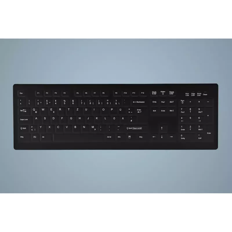 Contour Design Active Key AK-C8100 klávesnica medicínska RF bezdrôtová QWERTZ nemecká čierna