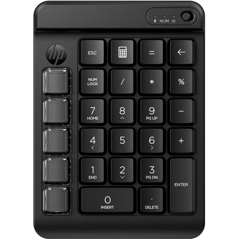HP 435 programovateľná bezdrôtová klávesnica, Bluetooth, čierna