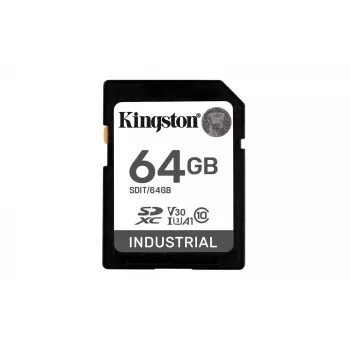 Kingston Technology 64 GB SDXC priemyselná flash pamäť UHS-I pSLC