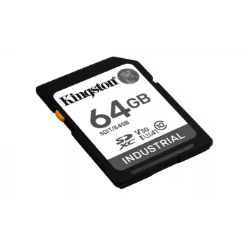 Kingston Technology 64 GB SDXC priemyselná flash pamäť UHS-I pSLC