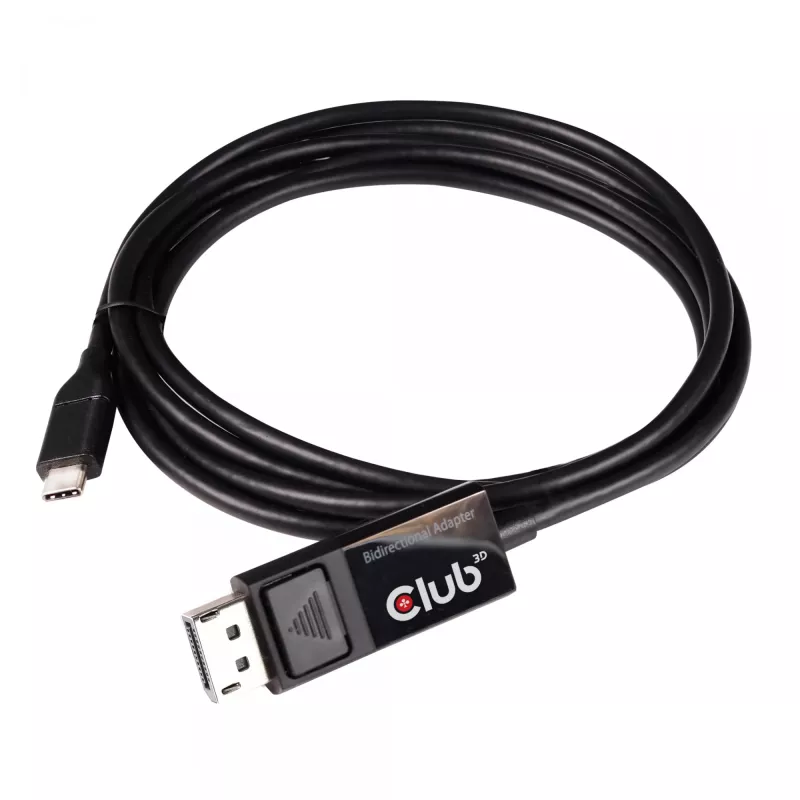 CLUB3D USB Type-C kábel na DP 1.4 8K60Hz M/M 1,8m/5,9ft