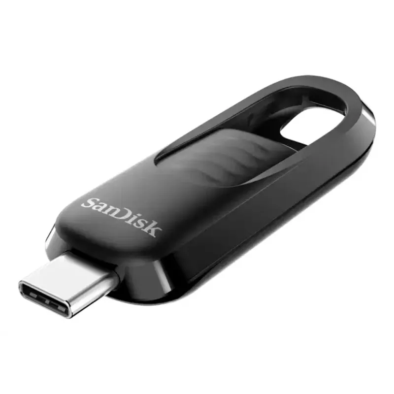 WESTERN DIGITAL Sandisk Ultra Slider – 256 GB USB kľúč – USB-C 3.2 Gen 1 – zasúvateľný konektor