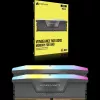 Corsair Vengeance RGB, DDR5-5200, CL40, AMD EXPO - 32 GB dual kit, sivá