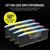 DIMM 128 GB DDR5-5600 (4x 32 GB) quad kit, operačná pamäť čierna, CMH128GX5M4B5600C40, Vengeance RGB, INTEL XMP