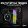 DIMM 128 GB DDR5-5600 (4x 32 GB) quad kit, operačná pamäť čierna, CMH128GX5M4B5600C40, Vengeance RGB, INTEL XMP