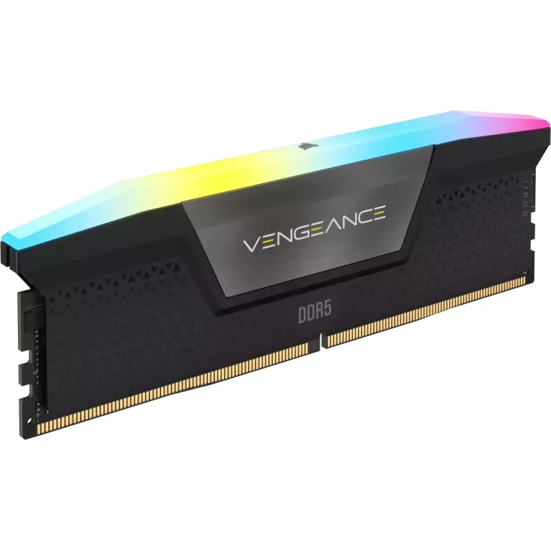 DIMM 128 GB DDR5-5600 (4x 32 GB) quad kit, operačná pamäť čierna, CMH128GX5M4B5600C40, Vengeance RGB, INTEL XMP