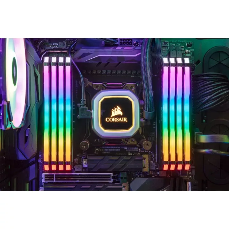 Corsair Vengeance RGB PRO 16 GB (2x8 GB) DDR4-2933 CL16 sada pamäte RAM, čierna