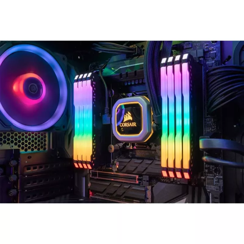 Corsair Vengeance RGB PRO 16 GB (2x8 GB) DDR4-2933 CL16 sada pamäte RAM, čierna