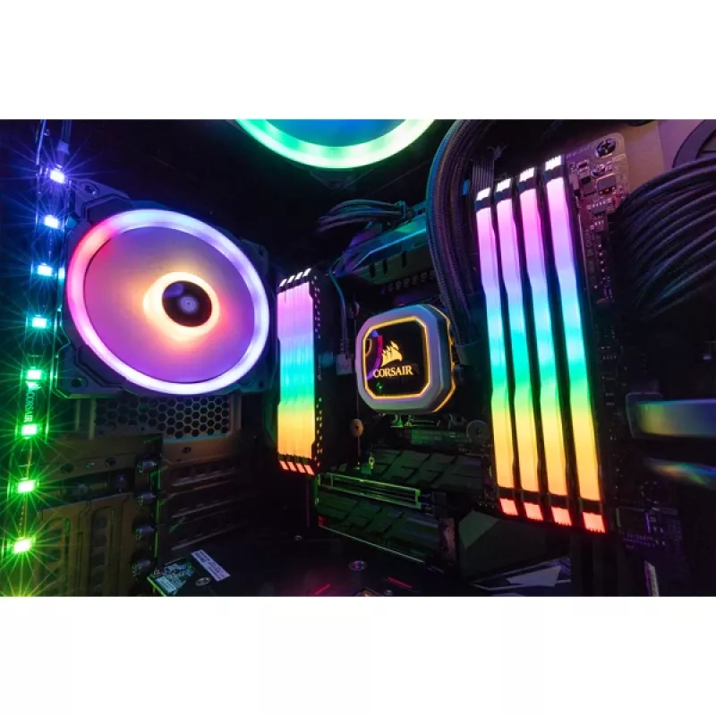 Corsair Vengeance RGB PRO 16 GB (2x8 GB) DDR4-2933 CL16 sada pamäte RAM, čierna