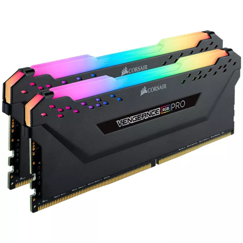 Corsair Vengeance RGB PRO 16 GB (2x8 GB) DDR4-2933 CL16 sada pamäte RAM, čierna