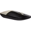HP Z3700 zlatá bezdrôtová myš, obojručná, optická, RF Wireless, 1200 DPI, zlatá