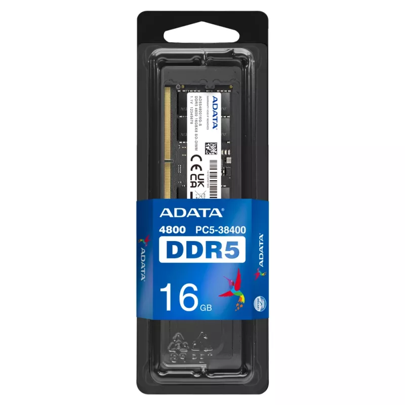 SO-DIMM 16 GB DDR5-4800, pamäť čierna, AD5S480016G-S, Premier
