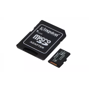 Kingston Technology 64 GB microSDXC Industrial C10 A1 pSLC karta + SD adaptér