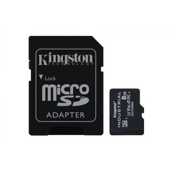 Kingston Technology 8GB microSDHC Industrial C10 A1 pSLC karta + SD adaptér