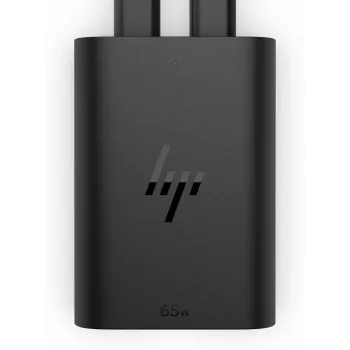 HP 600Q7AA 65 W GaN USB-C nabíjačka na notebook, 2 × USB-C, 20 V, čierna