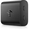 HP 600Q7AA 65 W GaN USB-C nabíjačka na notebook, 2 × USB-C, 20 V, čierna