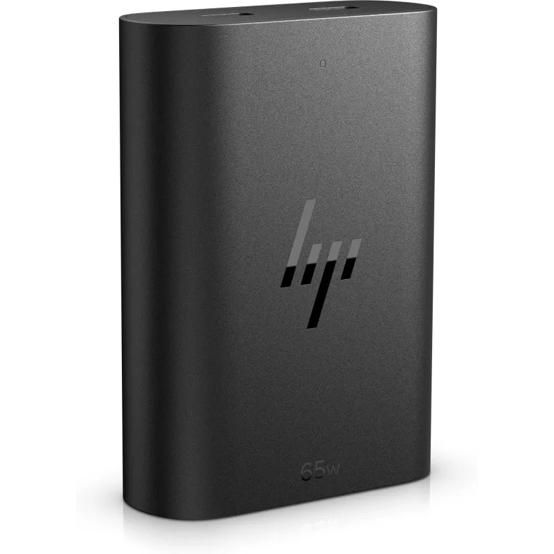 HP 600Q7AA 65 W GaN USB-C nabíjačka na notebook, 2 × USB-C, 20 V, čierna
