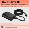 HP 600Q7AA 65 W GaN USB-C nabíjačka na notebook, 2 × USB-C, 20 V, čierna