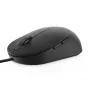 DELL Pro Wired Mouse - MS3220 - čierna, obojručná, laserová, USB Type-A, 3200 DPI, 2 ms, čierna
