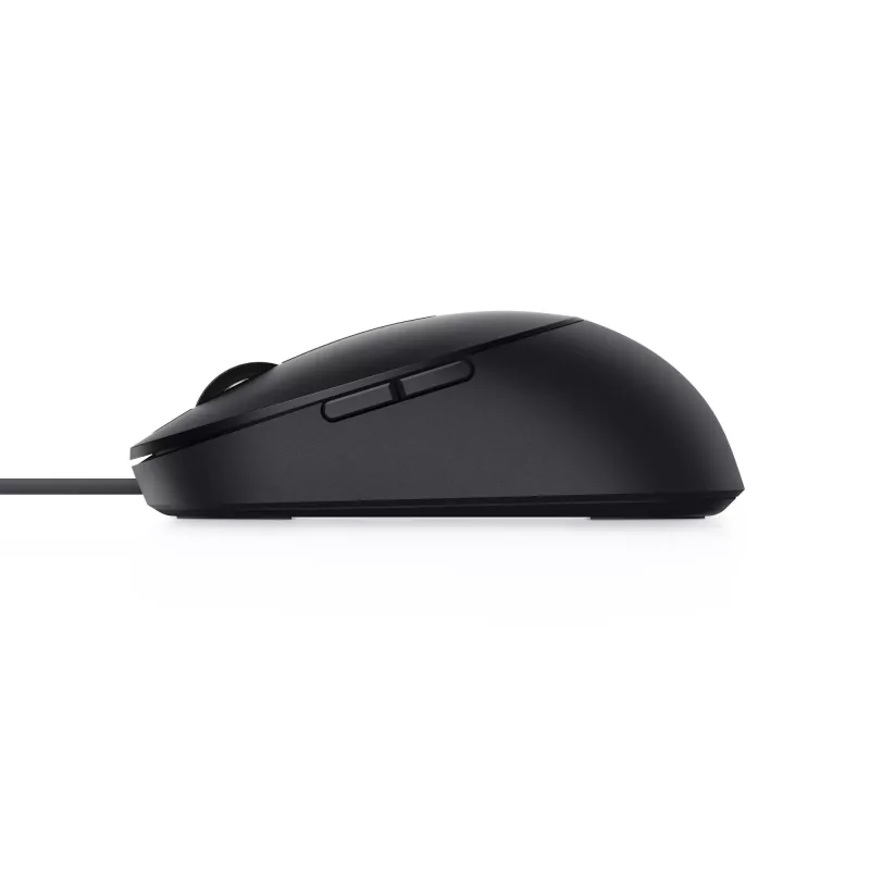 DELL Pro Wired Mouse - MS3220 - čierna, obojručná, laserová, USB Type-A, 3200 DPI, 2 ms, čierna