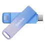 WESTERN DIGITAL SanDisk Creator Phone Drive - 128 GB USB kľúč - USB-C/Lightning - modrý