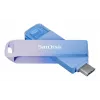WESTERN DIGITAL SanDisk Creator Phone Drive - 128 GB USB kľúč - USB-C/Lightning - modrý