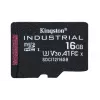 Kingston Technology 16GB microSDHC Industrial C10 A1 pSLC karta + SD adaptér