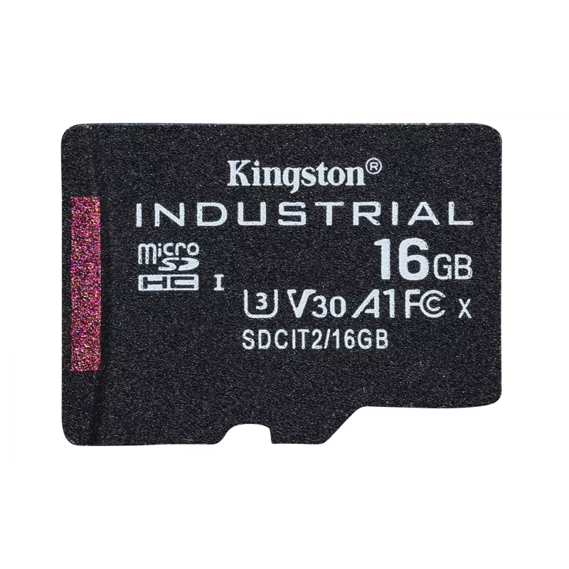 Kingston Technology 16GB microSDHC Industrial C10 A1 pSLC karta + SD adaptér