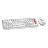 Logitech POP Icon Combo klávesnica myš univerzálna Bluetooth QWERTY US International oranžová biela