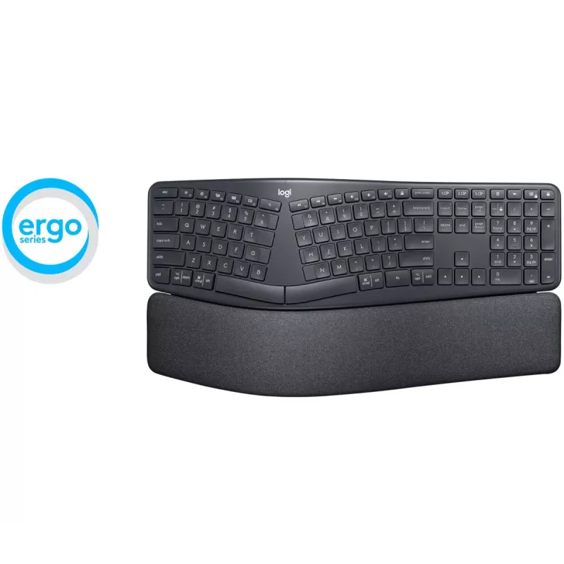 LOGITECH Ergo K860 - bezdrôtová split klávesnica grafitová - Qwertz Swiss