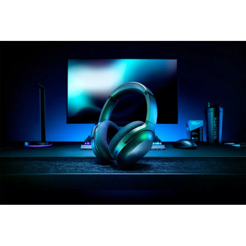 RAZER headset Barracuda - stereo - káblový a bezdrôtový - čierna