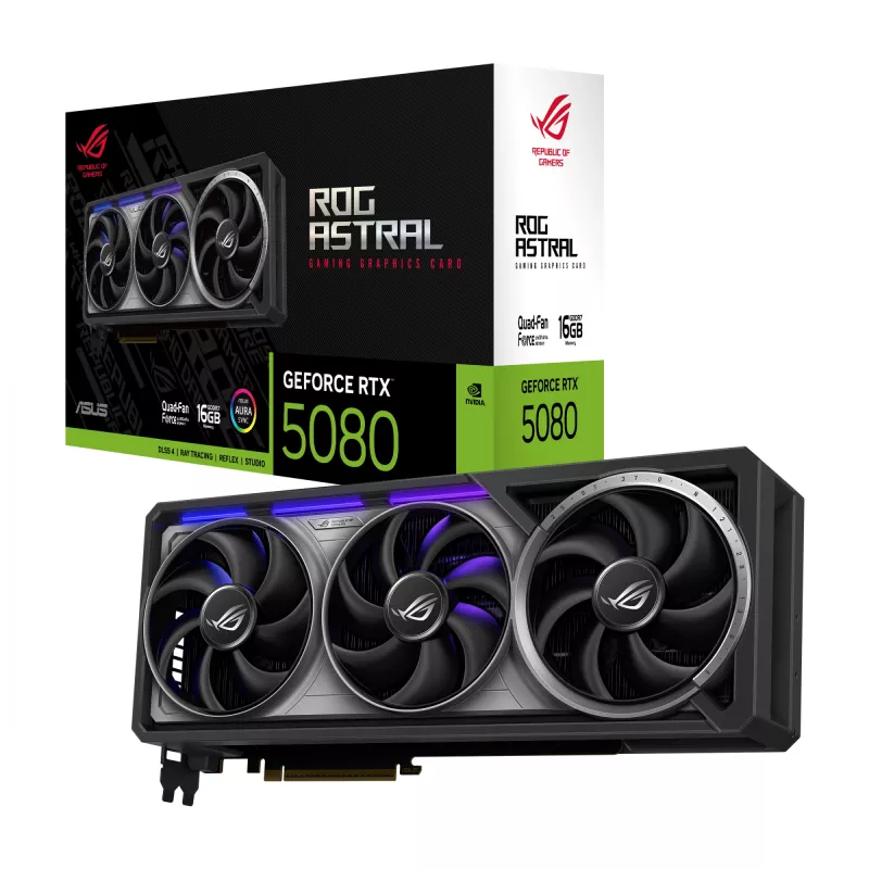 ASUS ROG Astral – –RTX5080-16G-GAMING NVIDIA GeForce RTX 5080 16 GB GDDR7