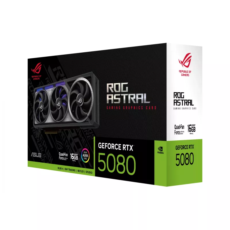 ASUS ROG Astral – –RTX5080-16G-GAMING NVIDIA GeForce RTX 5080 16 GB GDDR7