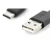 DIGITUS ASSMANN USB Type-C spojovací kábel, Type-C na A M/M, 1m 3A, 480MB, verzia 2.0, čierny