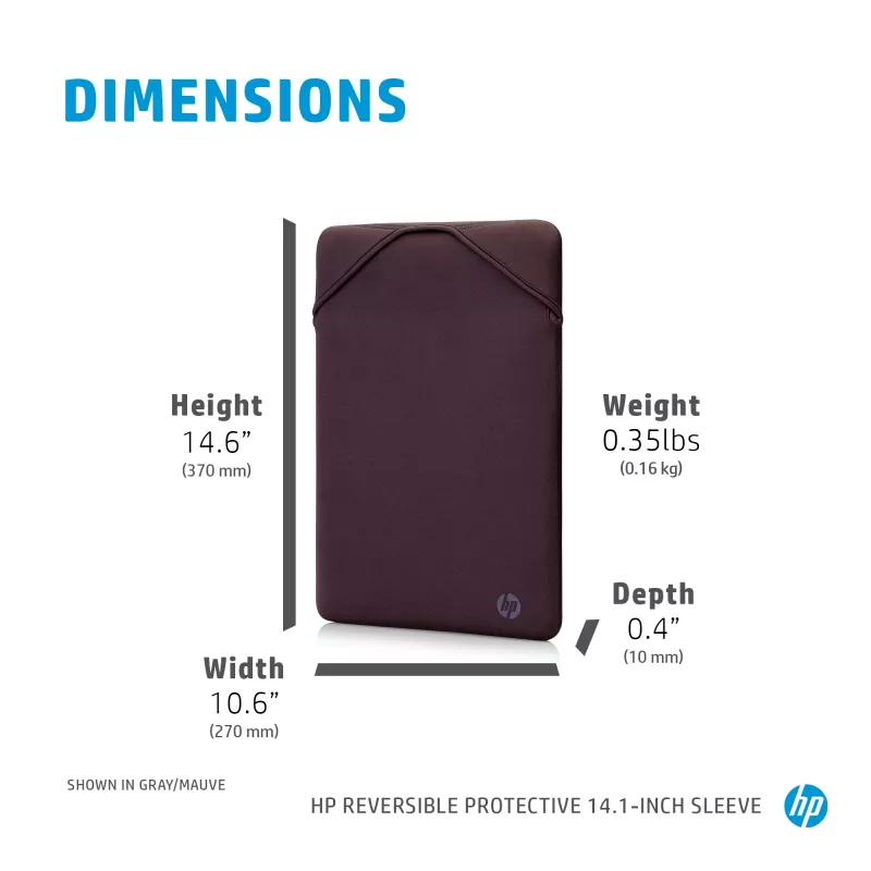 HP obojstranné ochranné puzdro na notebook 14,1