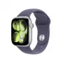 APPLE Watch Series 11 GPS + Cellular 42mm strieborné hliníkové puzdro s Purple Fog športovým remienkom S/M