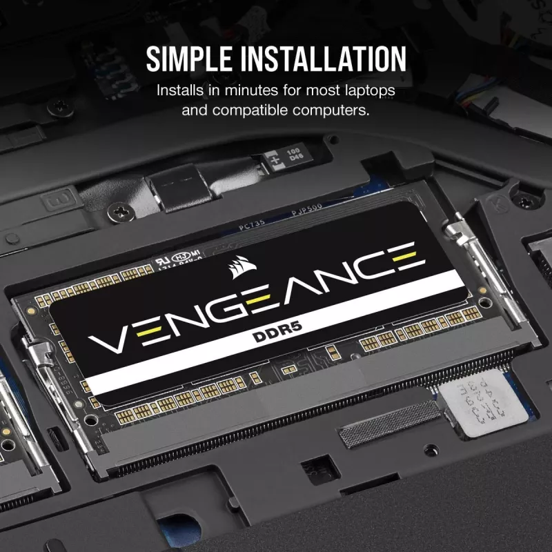 Pamäť CORSAIR 32GB Vengeance DDR5 SoDIMM (1x32gb) DDR5 5600mt/s CL48